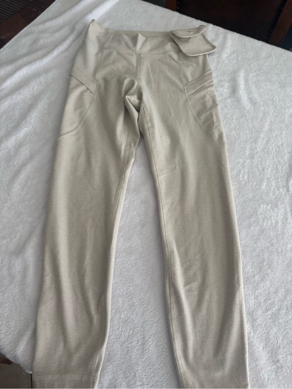 Women Cream Performance Pants